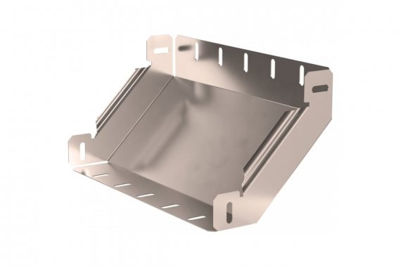 Фотография товара 'Промрукав PR16.3383 Угол вертикальный внутренний 90 градусов Стандарт INOX (AISI 409) 300х50'