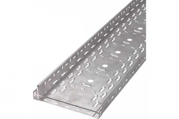 Фотография товара 'Промрукав PR16.1236 Лоток перфорированный Стандарт HDZ 300х50х3000 (0,8 мм) (12 м/уп)'