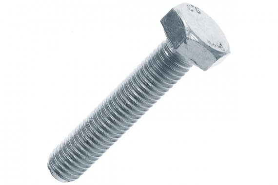 Фотография товара 'Промрукав PR08.2484 Болт с шестигранной головкой оцинкованный М10х30 (DIN 933)'