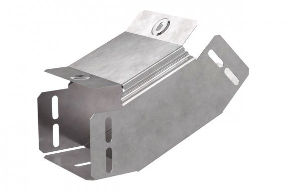 Фотография товара 'Промрукав PR16.0534 Угол вертикальный внутренний 45 градусов с крышкой Стандарт 100х80'