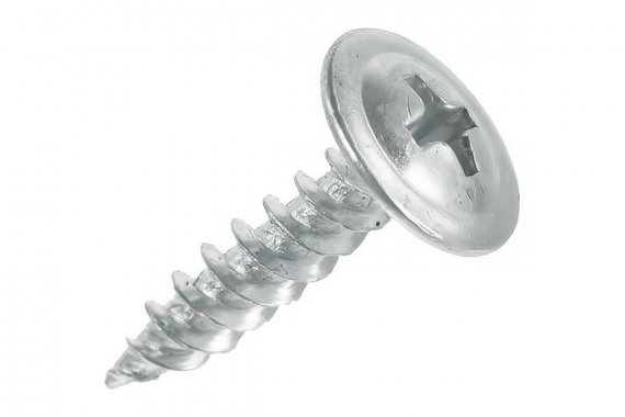 Фотография товара 'Промрукав PR08.3647 Саморез 4,2х32 с прессшайбой, острый, цинк'