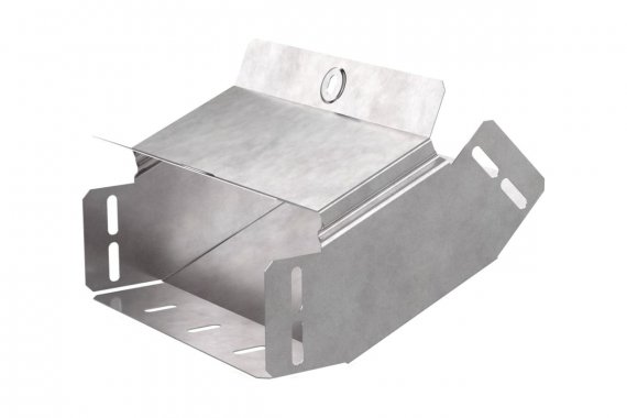 Фотография товара 'Промрукав PR16.0540 Угол вертикальный внутренний 45 градусов с крышкой Стандарт 200х80'