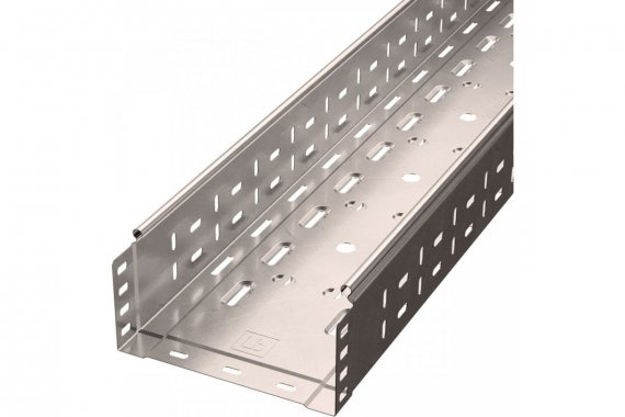 Фотография товара 'Промрукав PR16.2416 Лоток перфорированный Стандарт INOX (AISI 409) 200х100х3000 (0,8 мм)'