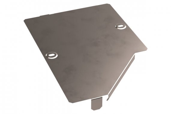 Фотография товара 'Промрукав PR16.5647 Крышка переходника левого Стандарт INOX (AISI 409) 300х200'