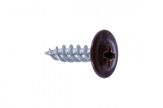 Фотография товара 'Промрукав PR08.9293 Саморез 4,2x32 с прессшайбой, острый, цинк RAL 8017'