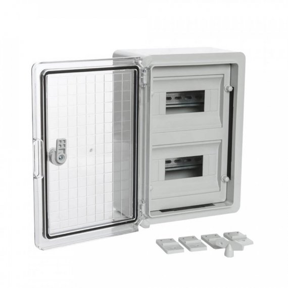 Фотография товара 'Промрукав PR08.26502 Корпус пластиковый распределительный ЩРН-18 IP65 350х250х150'