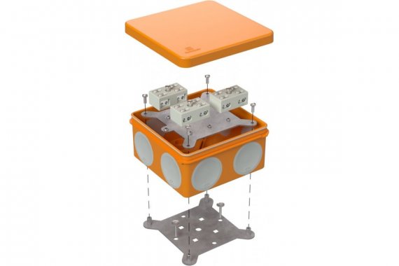 Фотография товара 'Промрукав 60-0300-FR6.0-4-6-Р Коробка огнестойкая разветвительная для о/п двухкомпонентная'
