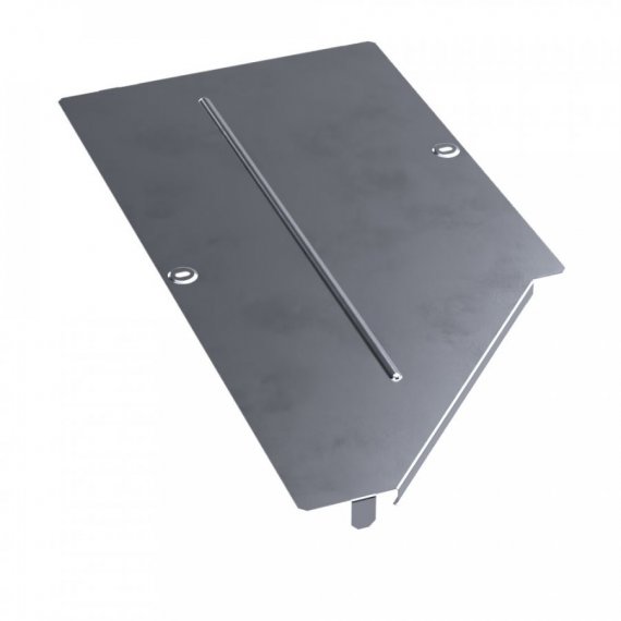 Фотография товара 'Промрукав PR16.5590 Крышка переходника левого Стандарт INOX (AISI 316) 600х400'