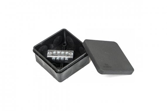 Фотография товара 'Промрукав PR80.0169 Коробка распределительная двухкомпонентная (HF) сечение до 1,5 мм?, 80х80х40'