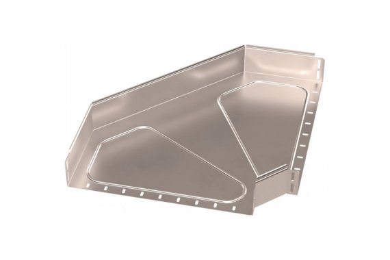 Фотография товара 'Промрукав PR16.3571 Угол горизонтальный 90 градусов Стандарт INOX (AISI 409) 500х100'