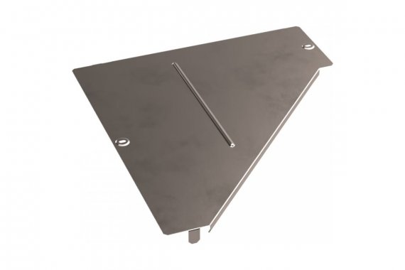 Фотография товара 'Промрукав PR16.5651 Крышка переходника левого Стандарт INOX (AISI 409) 500х150'