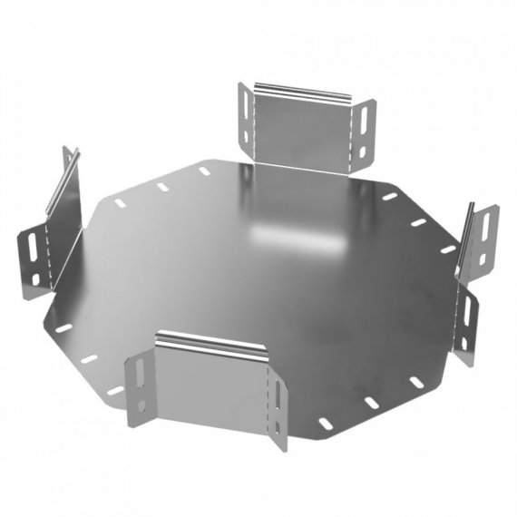 Фотография товара 'Промрукав PR16.3180 Ответвитель Х-образный Стандарт INOX (AISI 304) 200х100'