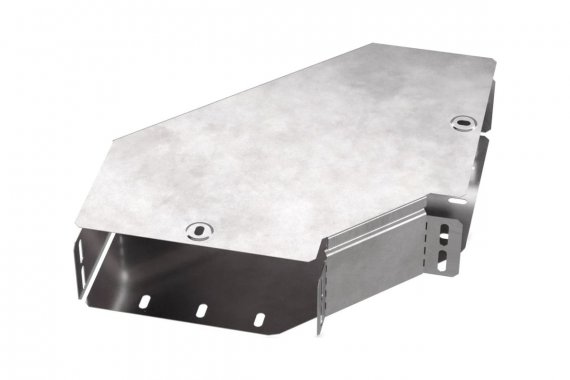 Фотография товара 'Промрукав PR16.0418 Угол горизонтальный 90 градусов с крышкой Стандарт 200х80'