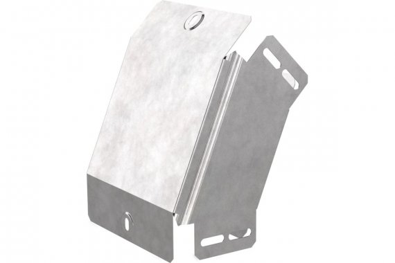 Фотография товара 'Промрукав PR16.0555 Угол вертикальный внешний 45 градусов с крышкой Стандарт 150х80'