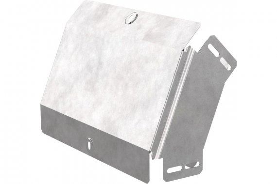 Фотография товара 'Промрукав PR16.0455 Угол вертикальный внешний 45 градусов с крышкой Стандарт 300х80'