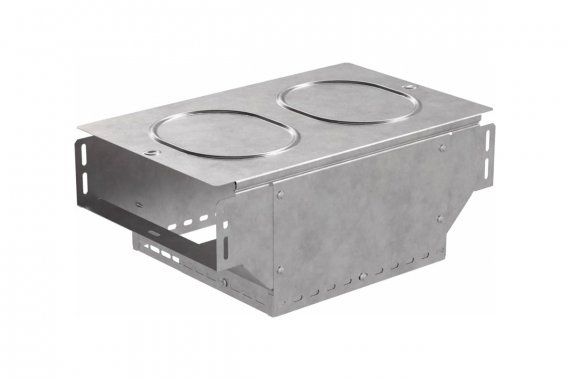 Фотография товара 'Промрукав PR16.0967 Ответвитель Т-образный вертикальный с крышкой Стандарт 300х100'