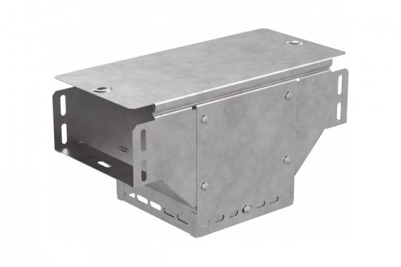 Фотография товара 'Промрукав PR16.0960 Ответвитель Т-образный вертикальный с крышкой Стандарт 150х80'