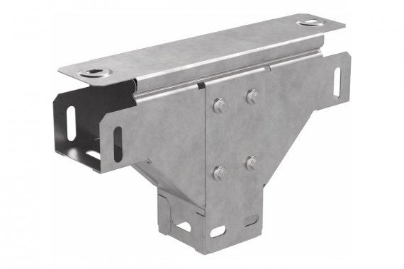 Фотография товара 'Промрукав PR16.0955 Ответвитель Т-образный вертикальный с крышкой Стандарт 50х50'