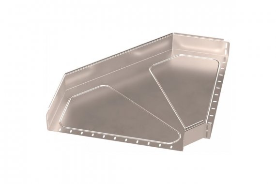 Фотография товара 'Промрукав PR16.3574 Угол горизонтальный 90 градусов Стандарт INOX (AISI 409) 600х100'