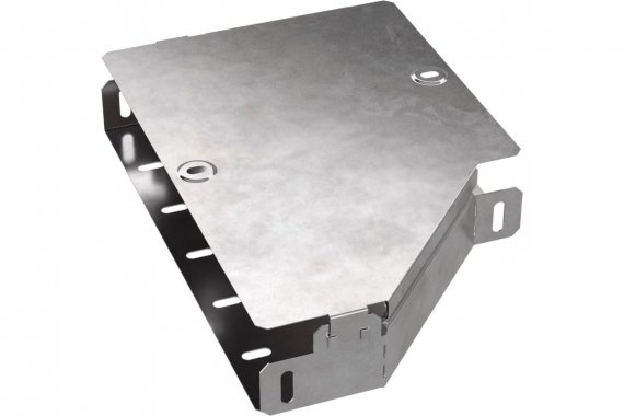 Фотография товара 'Промрукав PR16.0497 Переходник левый с крышкой Стандарт 300х200х50'