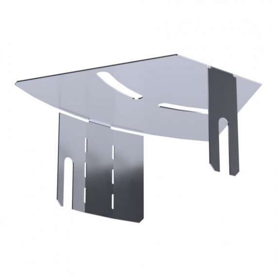 Фотография товара 'Промрукав PR16.3636 Крышка угла горизонтального изменяемого 0-45 градусов Стандарт INOX (AISI 316) 100'