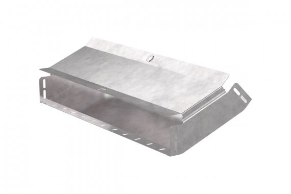 Фотография товара 'Промрукав PR16.0599 Угол вертикальный внутренний 45 градусов с крышкой Стандарт 600х80'