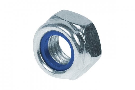 Фотография товара 'Промрукав PR08.3625 Гайка М6 с контрящим кольцом (DIN 985)'