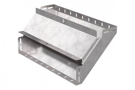 Фотография товара 'Промрукав PR16.0606 Угол вертикальный внутренний 90 градусов с крышкой Стандарт 500х100'