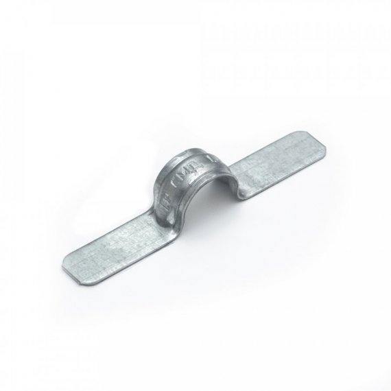 Фотография товара 'Промрукав PR13.1982 Скоба металлическая двухлапковая СМД d12-13 мм'