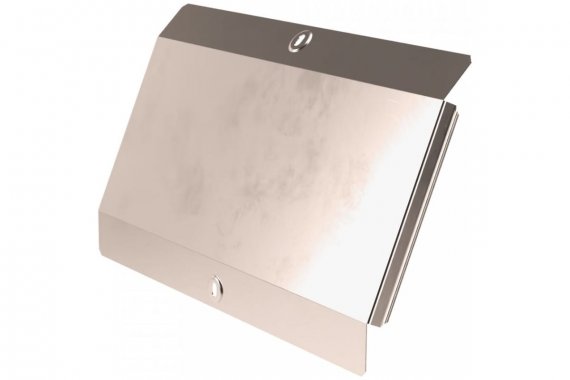 Фотография товара 'Промрукав PR16.2984 Крышка угла вертикального внешнего 45 градусов Стандарт INOX (AISI 409) 400'