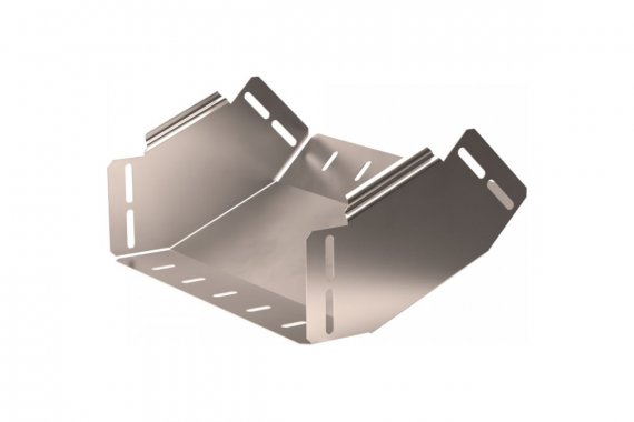 Фотография товара 'Промрукав PR16.3325 Угол вертикальный внутренний 45 градусов Стандарт INOX (AISI 409) 300х100'