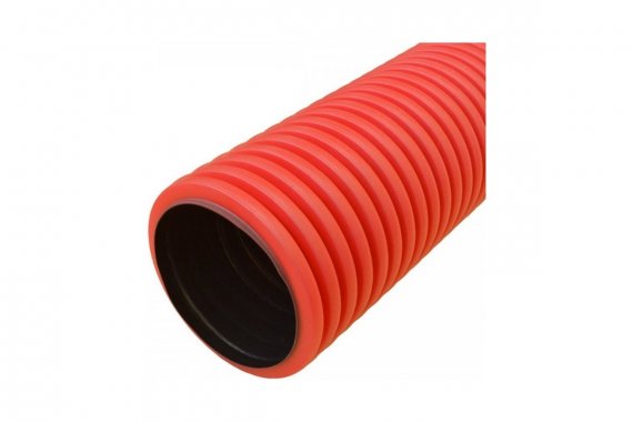 Фотография товара 'Промрукав PR15.01042 Труба гофрированная двустенная ПНД жесткая тип 1250 (SN33) d90 мм'