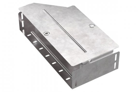 Фотография товара 'Промрукав PR16.0717 Переходник правый с крышкой Стандарт 400х300х100'