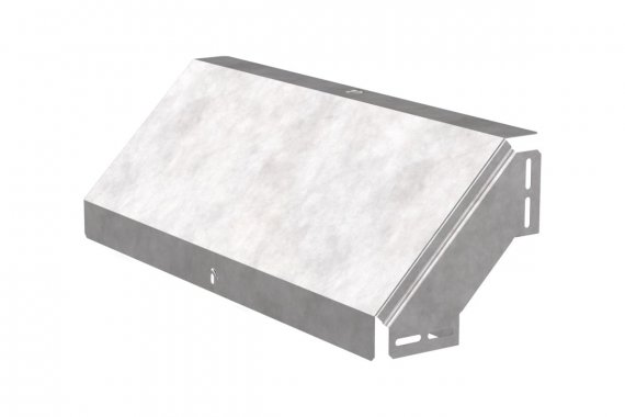 Фотография товара 'Промрукав PR16.0591 Угол вертикальный внешний 90 градусов с крышкой Стандарт 600х100'