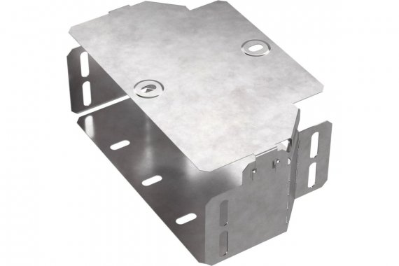 Фотография товара 'Промрукав PR16.0474 Переходник симметричный с крышкой Стандарт 200х150х80'