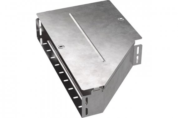 Фотография товара 'Промрукав PR16.0696 Переходник левый с крышкой Стандарт 500х300х100'