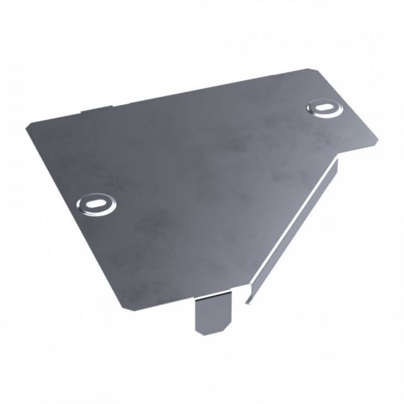 Фотография товара 'Промрукав PR16.5577 Крышка переходника левого Стандарт INOX (AISI 316) 200х100'