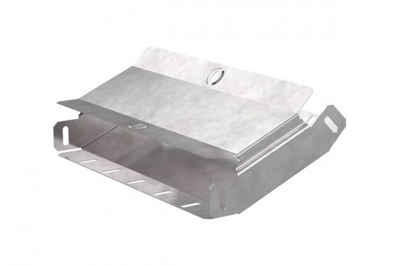 Фотография товара 'Промрукав PR16.0541 Угол вертикальный внутренний 45 градусов с крышкой Стандарт 300х50'