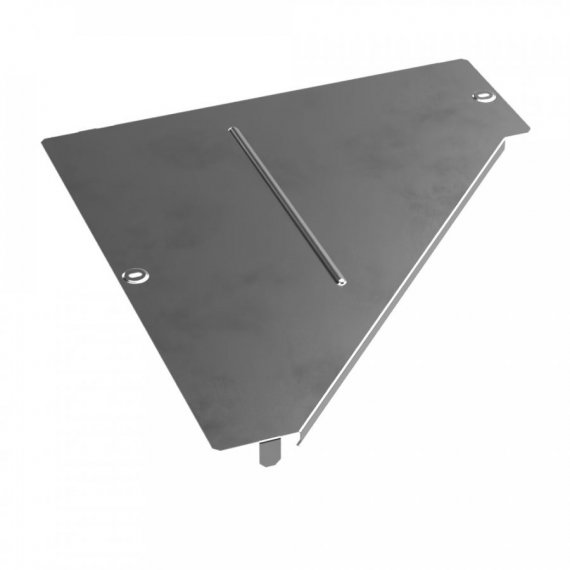 Фотография товара 'Промрукав PR16.4305 Крышка переходника левого Стандарт INOX (AISI 304) 500х150'