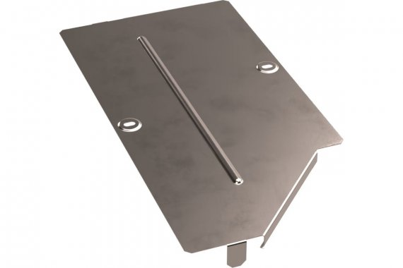 Фотография товара 'Промрукав PR16.5650 Крышка переходника левого Стандарт INOX (AISI 409) 400х300'