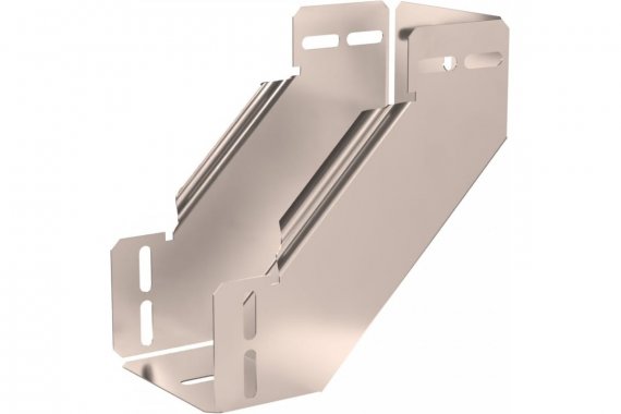 Фотография товара 'Промрукав PR16.3375 Угол вертикальный внутренний 90 градусов Стандарт INOX (AISI 409) 100х80'