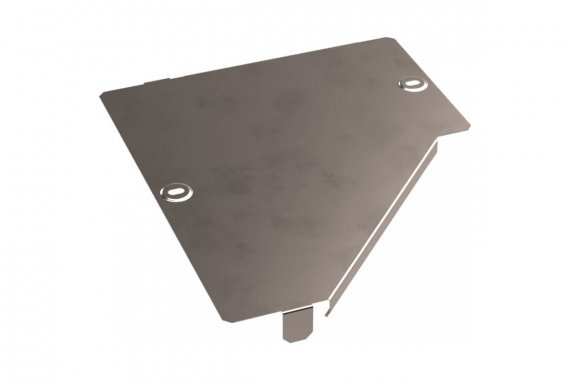 Фотография товара 'Промрукав PR16.5646 Крышка переходника левого Стандарт INOX (AISI 409) 300х150'