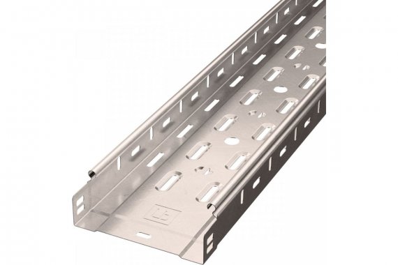 Фотография товара 'Промрукав PR16.2415 Лоток перфорированный Стандарт INOX (AISI 409) 150х80х3000 (0,7 мм)'