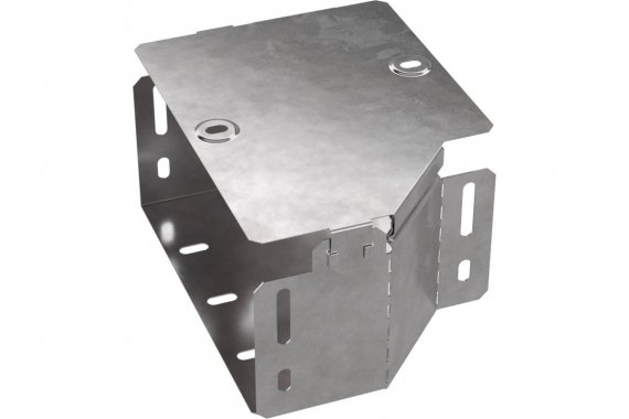 Фотография товара 'Промрукав PR16.0494 Переходник левый с крышкой Стандарт 200х150х100'