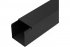 Фотография товара 'Промрукав PR03.0218 Кабель-канал черный 2-й замок в п/э 60х60 мм'