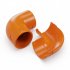 Фотография товара 'Промрукав PR13.02483 Соединитель угловой разборный оранжевый d32 мм'