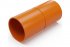 Фотография товара 'Промрукав PR13.1258 Патрубок-муфта оранжевая d50 мм'
